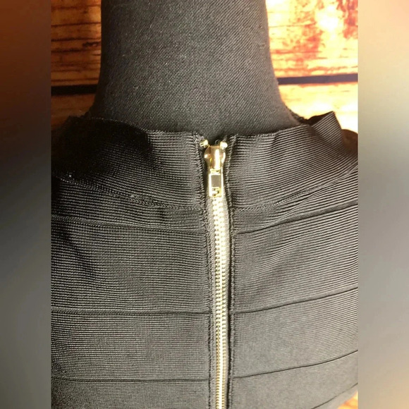 VENUS Black Bandage Fringe dress size 10 - Picture 8 of 14